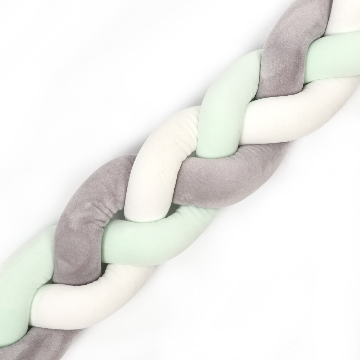 Enlace de liquidación 1,5 m transfronterizo INS decoración de la habitación de los niños bola anudada almohada larga cuna cunas con giros