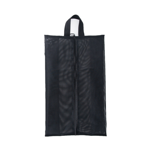 Mesh shoe bag with zipper, shoe storage bag for business trips and travel, portable shoe bag, dustproof and breathable, hand-held