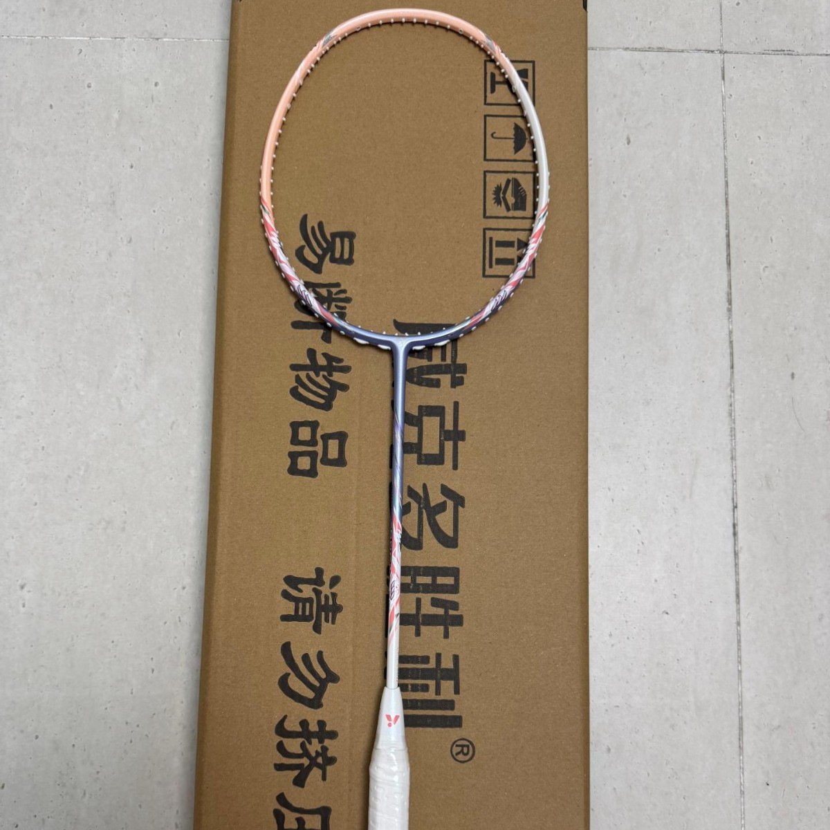 Victor Victory Pink Dragon Tooth Muse High-End Badminton Racket, Full Carbon, Ultra-Light, Offensive Type, Professional, Durable, Lightweight