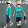 Kids Boy Summer wear Net Red suit new pattern summer CUHK handsome boy A summer Short sleeved clothes