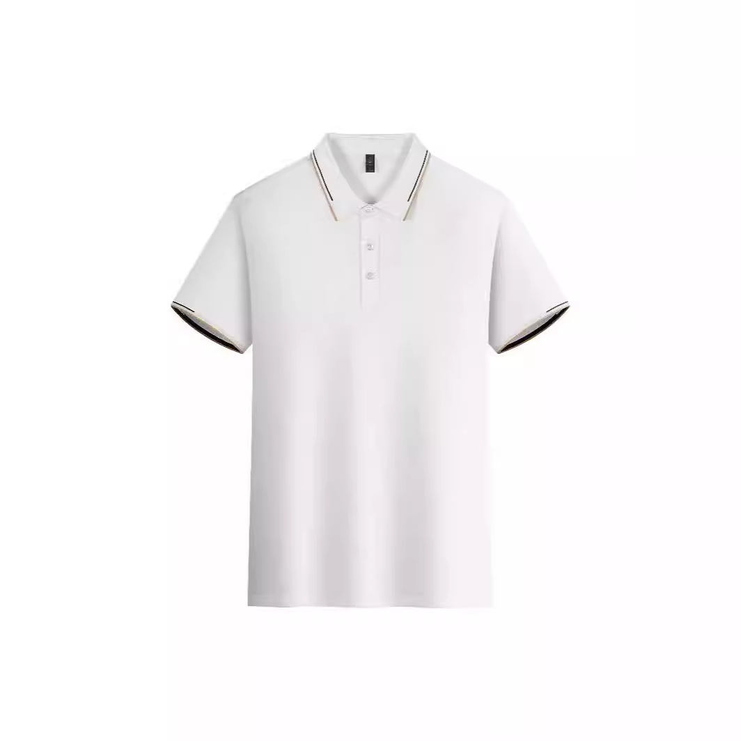 Camisas de polo uniformes de clase de estudiantes ropa de trabajo personalizada impresión LOGO verano solapa camisa de grupo de mangas cortas bordado diy