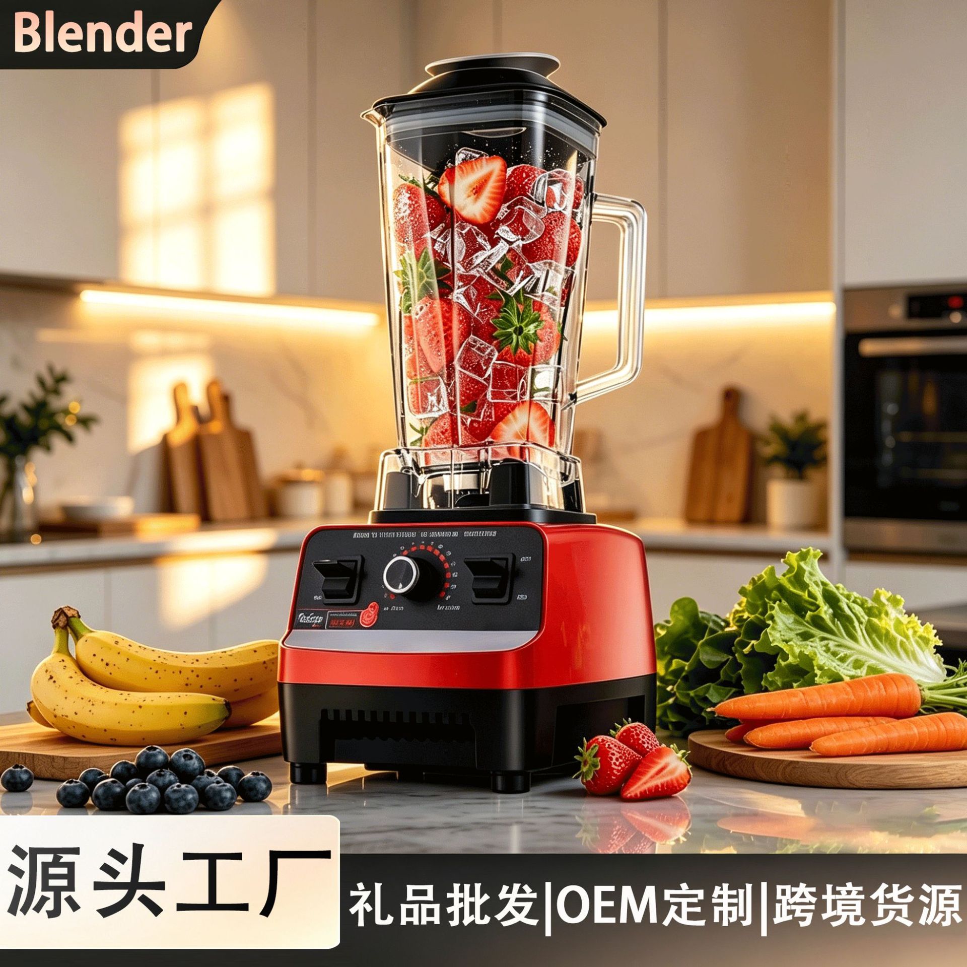 破壁机多功能料理机家用厨房绞肉机研磨辅食豆浆机果蔬榨汁机