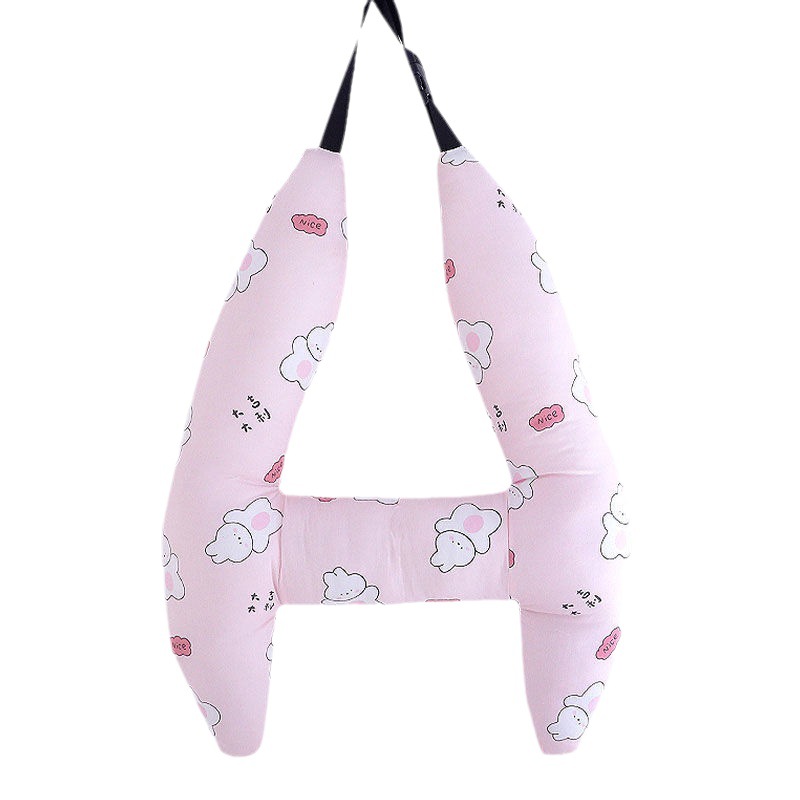 Coche para dormir almohada de doble uso de algodón transpirable verano coche adulto niños lavados almohada suministros de coche