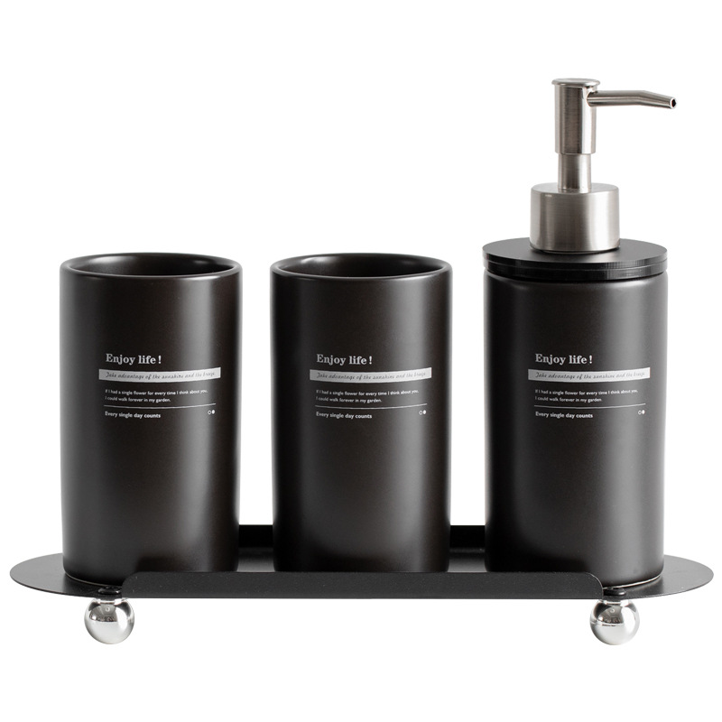 Taza de cerámica taza de agua taza diente baño Baño enjuague bucal taza B & B Hotel lavado traje pareja cepillado taza