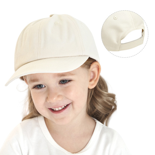 Baseball cap for children, outdoor casual versatile duckbill sun hat, 9 colors