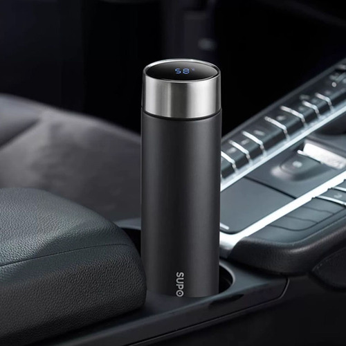 SUPOR Intelligent Light Sound Thermos Cup with Temperature Display Water Cup Large Capacity Business Drinking Cup with Filter