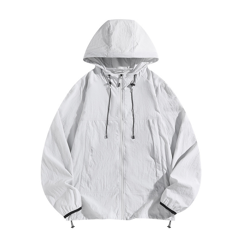 upf50 + chaqueta encapuchada anti-UV 2024 nueva ropa de protección solar para hombres pareja al aire libre MD9107