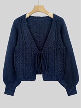 M 43399 V Neck Cable Knit Cardigan ��ɫ��֯���� ŷ���羳��