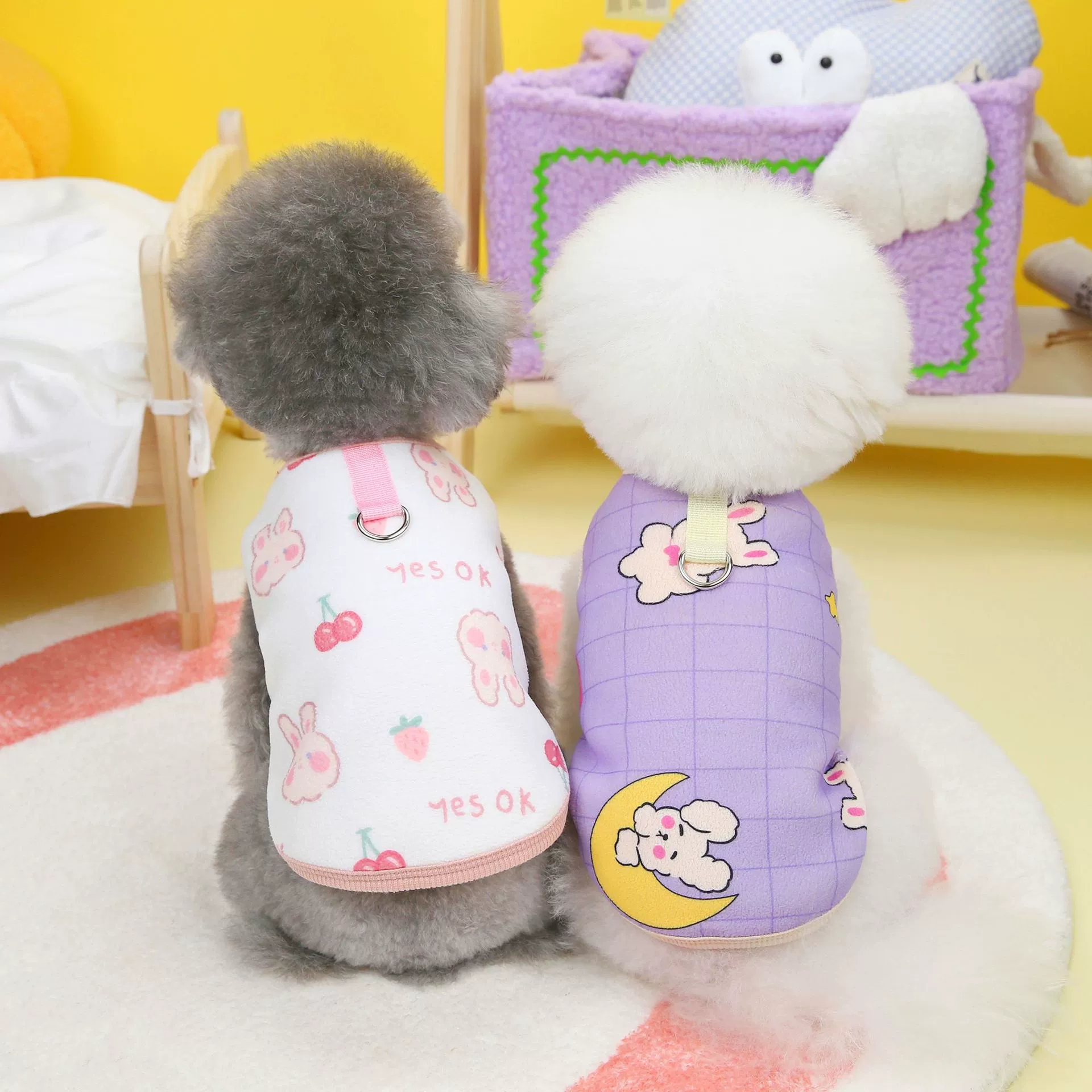 Осенне-зимняя одежда для домашних животных производители одежды для собак Внешняя торговля счастливая двуногая бархатная одежда для маленьких и средних размеров Одежда для собак оптом