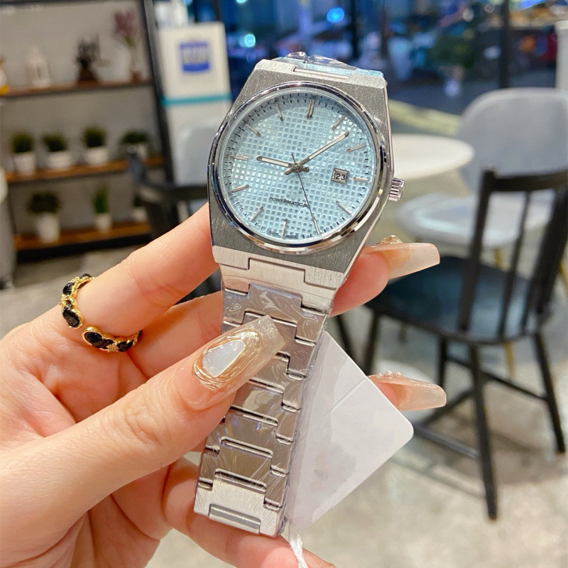 New Original Foreign Trade Tianjia Steel Band Series Quartz Men's Watch Calendar Simple Fashion Watch Manufacturer Wholesale