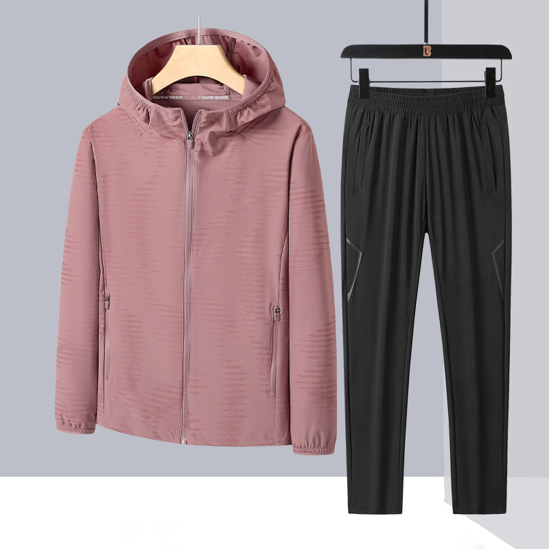 Women's bean paste powder + pants