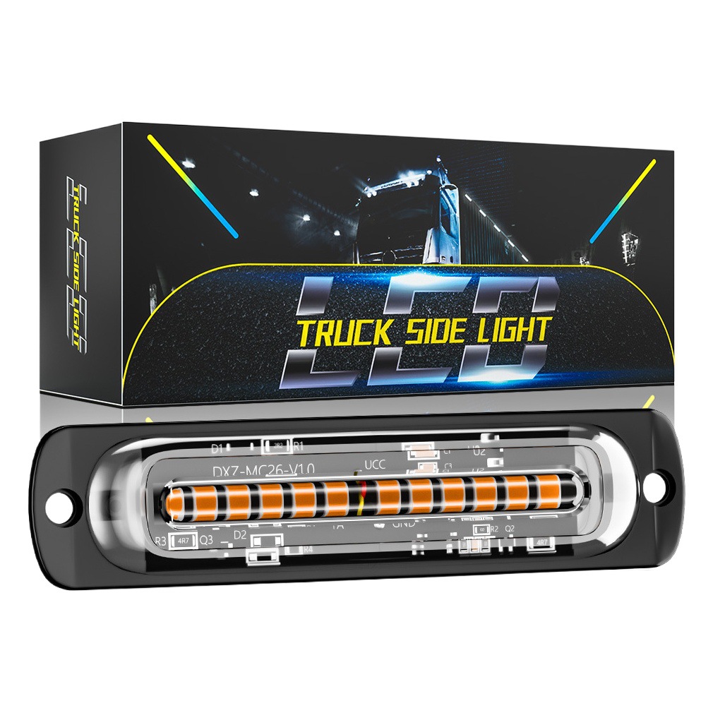 Manufacturer of Car, Motorcycle, Truck, and Lorry 12Led Warning Side Strobe Flashing Lights 24V Wide Voltage Excluding Tax