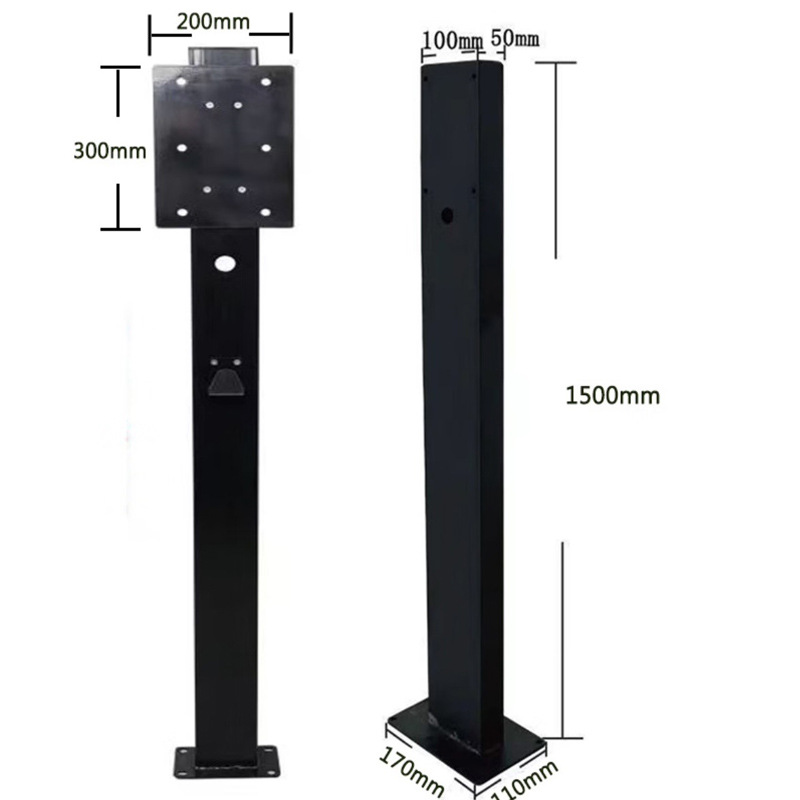 充电桩立柱杆固定挂线支架子新能源电动汽车充电桩设备户内外通用