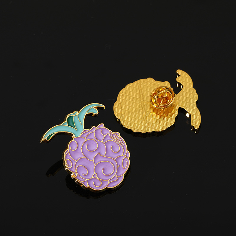 Cartoon Style Fruit Alloy Enamel Unisex Brooches display picture 2