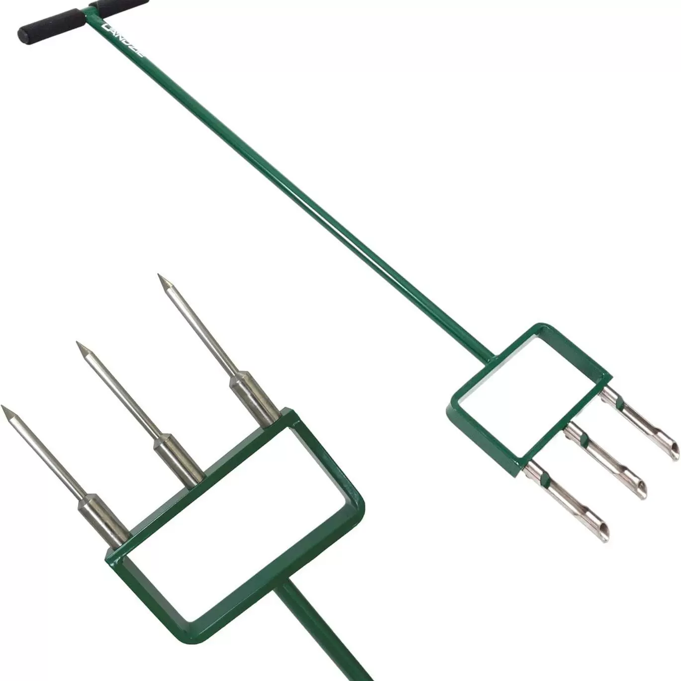 新款热销二合一多功能草坪打孔机草坪通气器翻土松土器