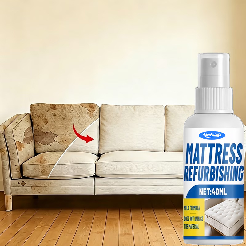 Kineshinex Fabric Dry Cleaning Agent, No-Rinse, Removes Oil Stains and Dirt from Sofa, Bed Fabric, Dining Chair, Pillow, and Sheets Kineshinex Fabric Dry Cleaning Agent, No-Rinse, Removes Oil Stains and Dirt from Sofa, Bed Fabric, Dining Chair, Pillow, and Sheets