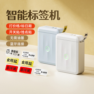 Jingchen D110 Label Printer for Home Use, Adhesive Stickers, Electrical Switch Identification Labels, Transparent and Waterproof