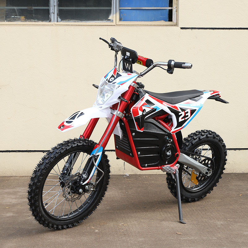 Factory Produces Youth Electric Off-Road Motorcycle 60V2000W1500W20A Lithium Battery Two-Wheel Venue Vehicle