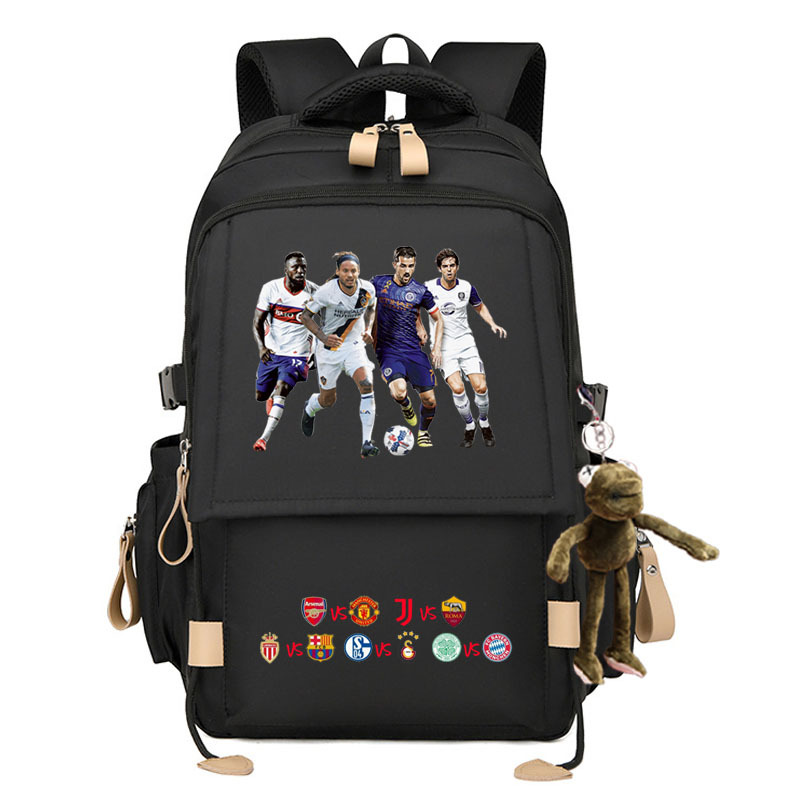 2024 Liga de Campeones Copa del Mundo de fútbol Mochila Real Madrid KakaCroba Messi Chelsea Manchester United estudiantes