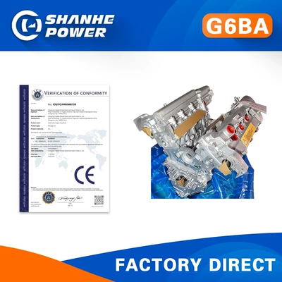2.7L Car Engine G6Ba Engine Suitable for Hyundai Santa Fe, Sonata, Trajet, Tucson, Kia (Engine assembly)