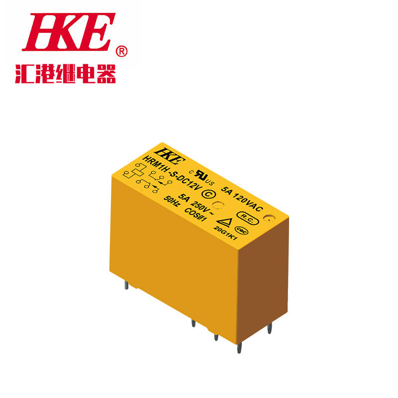 HRM1汇港HKE品牌HRM1H-S-DC12V一组转换小型大功率继电器