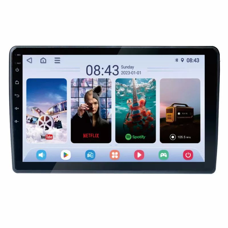 Premium selection 10.1inch advertising monitor 10.1inch rear-seat entertainment car display 10.1inch headrest Android display
