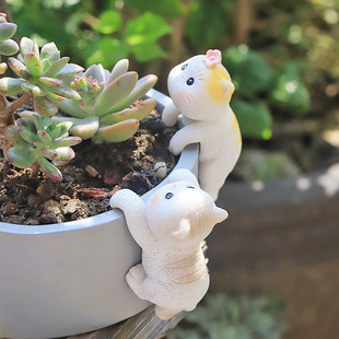 Hanging Ornaments for Cats, Zakka Green Plant Pendants, Micro-Landscape Tanks, Fish Tank Landscaping, Climbing Decorative Ornaments, Gardening Creative Flower Pots