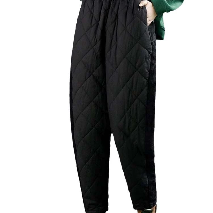 Dream An Pet Velvet Winter Windproof Keep-Warm Trousers, Quilted Padded Pants