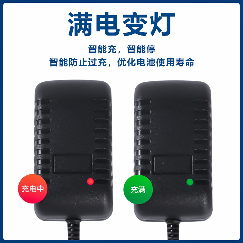 12.6V1A リチウム電池充電器 18650 ポリマー 4.2V 8.4V 21V 25.2V バッテリー充電器|undefined