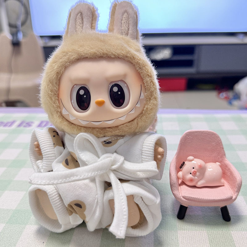 服のみ】第二世代ブラインドボックス ラブブ服 エポキシ樹脂製顔飾り ラブブ シットシットパーティーシリーズ ベビー服 可愛い|undefined