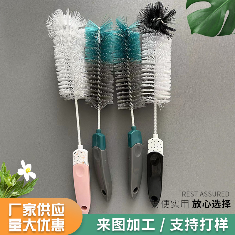 Glass bottle brush for home use