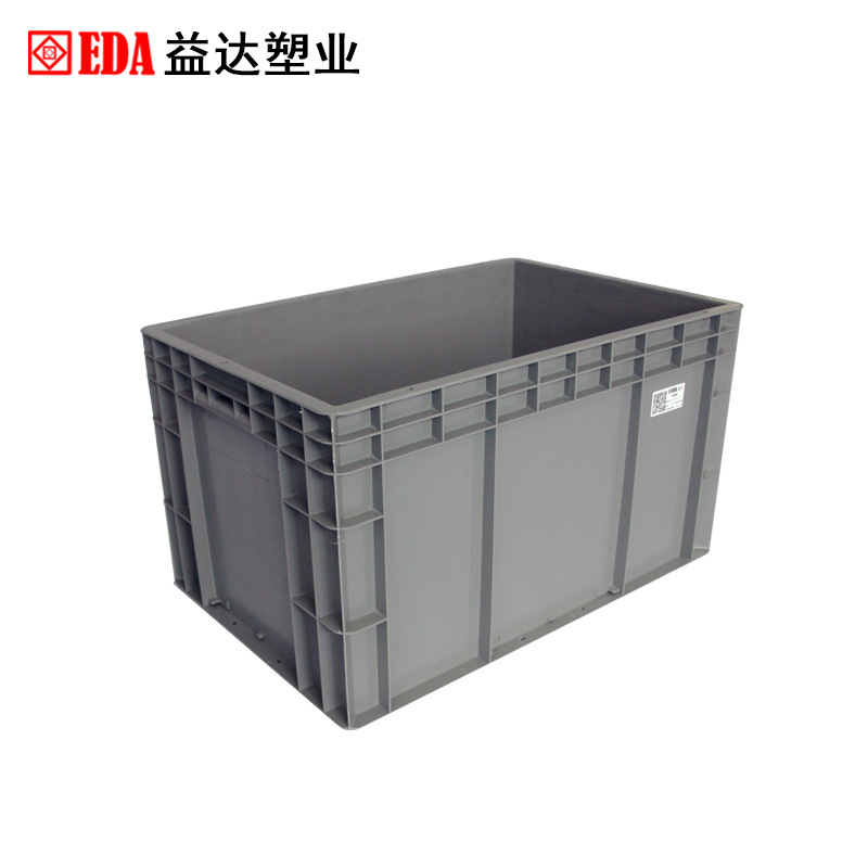 イーダプラスチック工業 収納箱 輸送箱 グレー 自動車部品箱 厚手プラスチック製 ターンオーバーボックス EU物流箱 4633