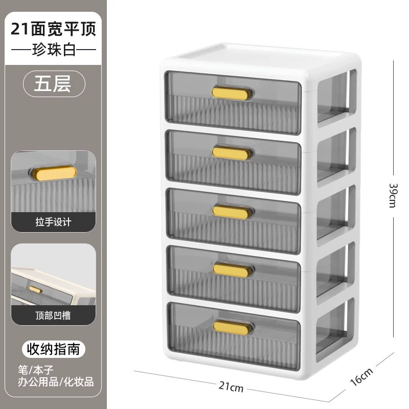 Cosmetic table storage box, lipstick, capacious transparent plastic face mask