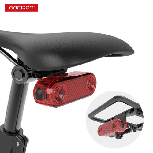 Jia Xuelong W12BR mountain bike rack tail light smart brake light USB charging rear seat riding warning light