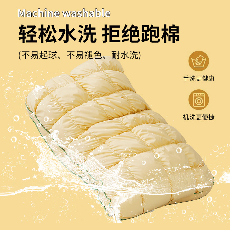 Almohada de bolsa de piña de algodón, hogar para adultos, un par de almohadas cervicales para ayudar a dormir, dormitorio, una sola cabeza