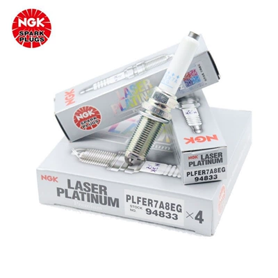 Original NGK double platinum spark plug PLFER7A8EG 94833 is suitable for Audi Tanyue Xuanyi Teana nozzle (Alışdırma şamı (Sveçalar))
