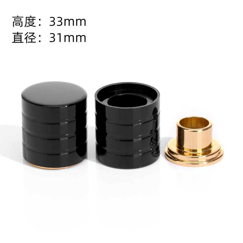 玻璃香水瓶磁吸盖批发透明香水瓶子裸瓶高级感香水空瓶化妆品盖子|undefined
