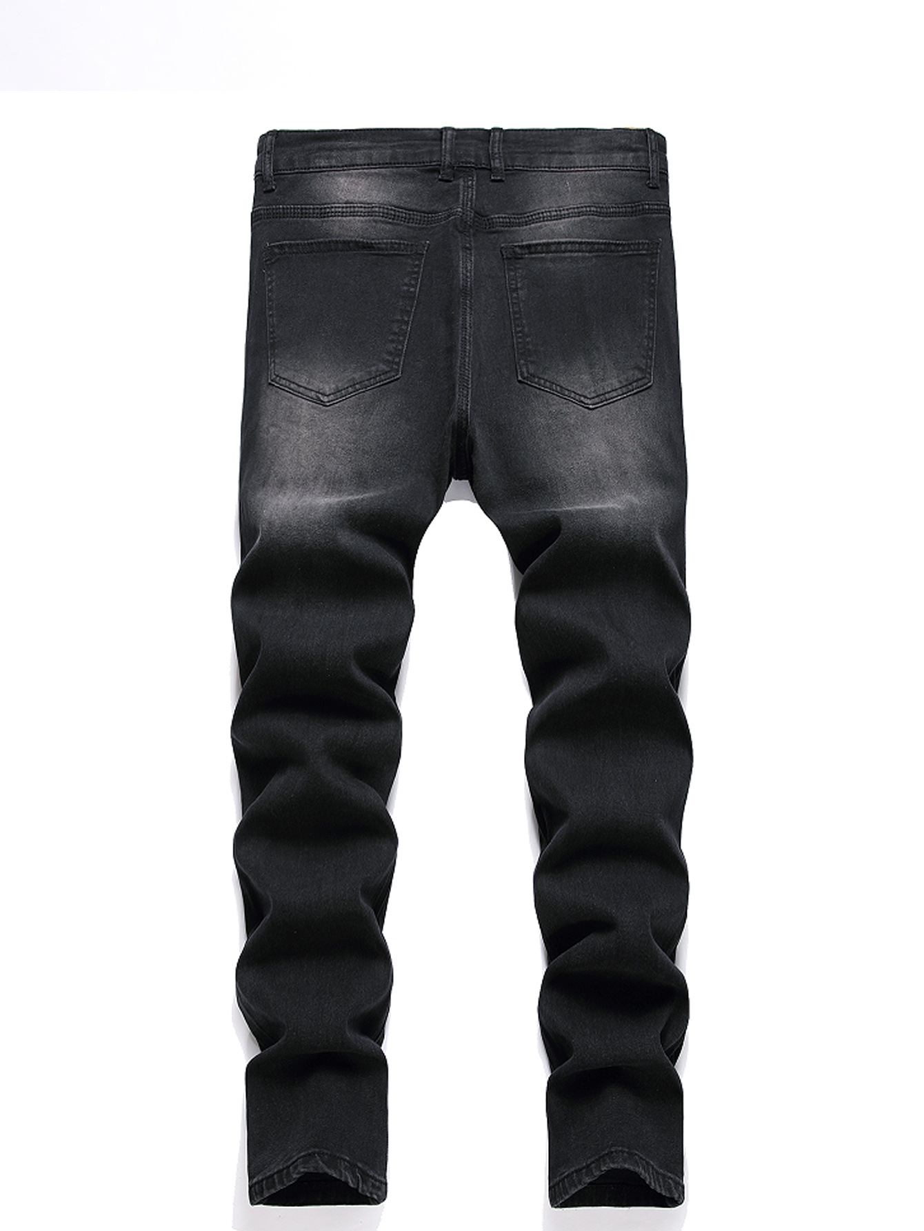 Youth Slim Fit Jeans Men's Korean Style Trendy Skinny Pants for Formal And Casual Summer Wear_voghion.com