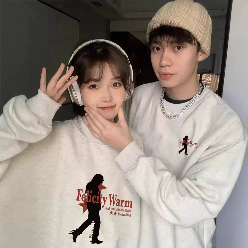 [Тяжелый хлопок тонкий/бархатный бархат серебряной лисы] Специальная пара свитер весеннее и осеннее пальто высокого уровня