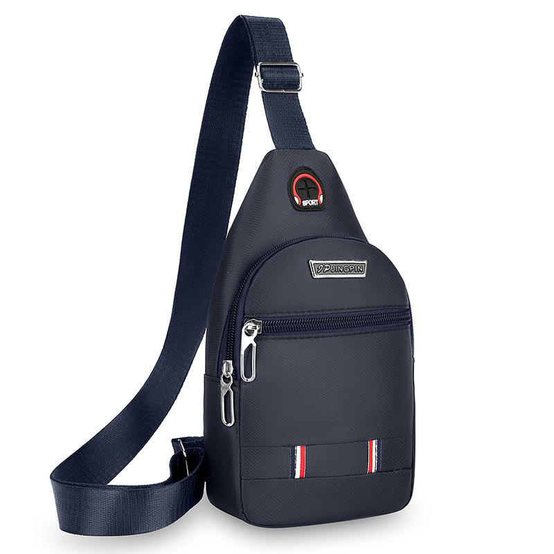 Moda transfronteriza bolso de pecho de los hombres nueva bolsa de mensajero de hombro casual Oxford tela moda simple bolsa de pecho mochila portátil