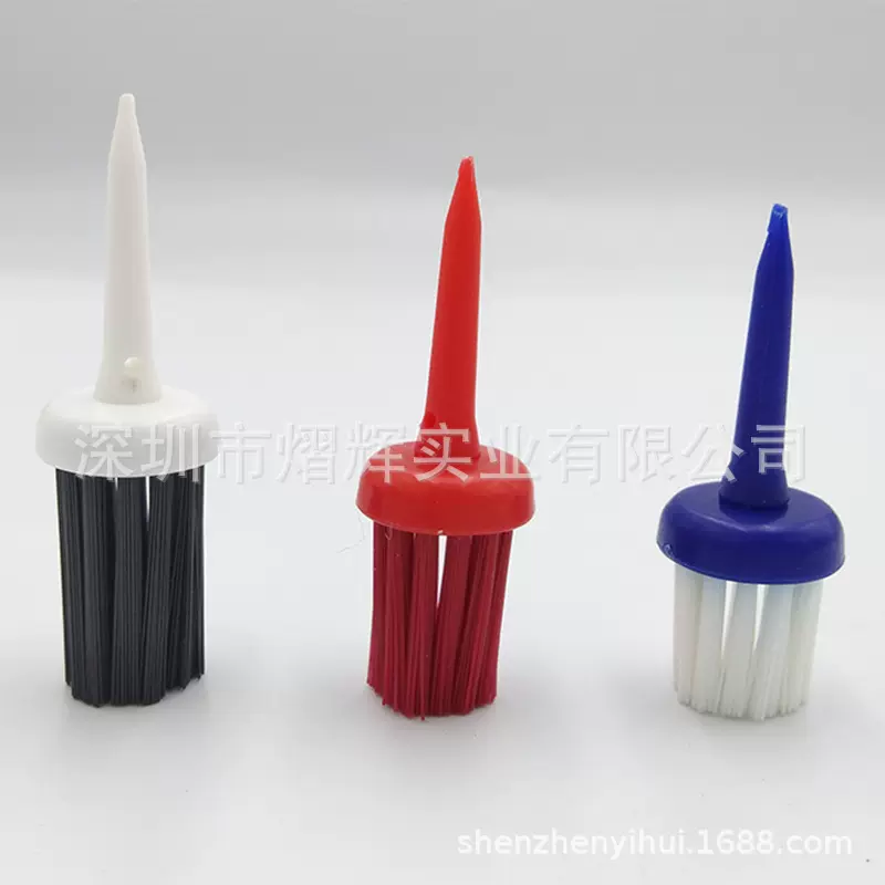 高尔夫植毛球钉 毛刷TEE刷子钉55/60/65多规格多色可选高尔夫配件