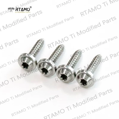 electroplated barbecue rack — Motorcycle bumper - barbecue-grill-titanium-alloy-screws-titanium-silver-color-4-pieces