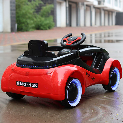 Remote control self-driving baby car, adults can sit, suitable for children aged 1-3 to 6 years, dual drive toy children's rocking electric car