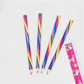Factory wholesale Korean-style creative rainbow pens, cute multi-color student prize pens, 4-color core pencils