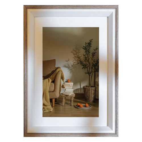 Creative color matching wooden photo frame table hanging wall 5 6 inches 7 8 10 A4 12 inches photo studio framed photo frame wholesale