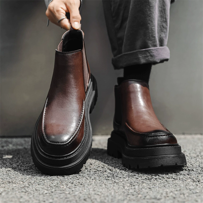 Martin сапоги для мужчин новый 2024 осенние и зимние ножки удобные усиленные сапоги дикие высокие туфли 1682-J