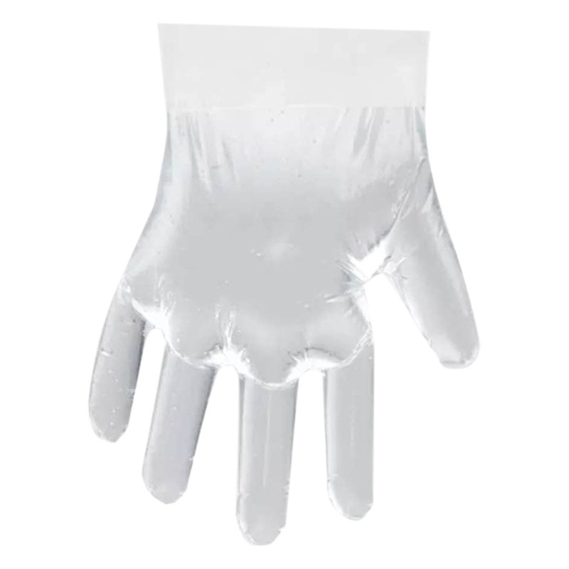 Pe Gloves Individually Packaged, Dustproof, Thickened, for Food and Catering, Commercial Use, Lobster, Plastic, Transparent Gloves for Takeout, Food Grade