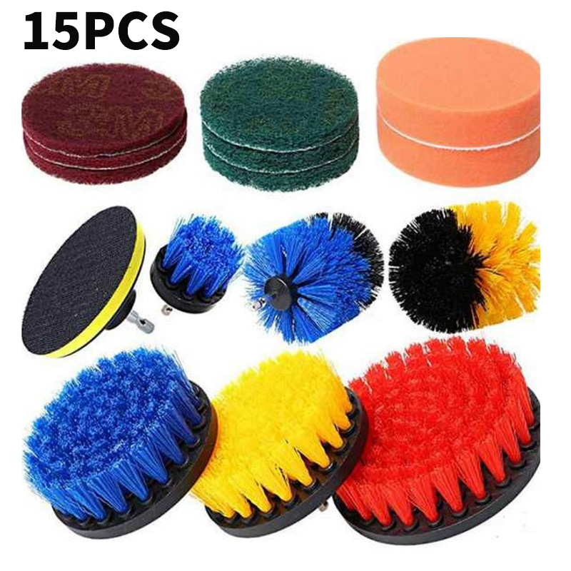 15 조각 전기 드릴 브러시