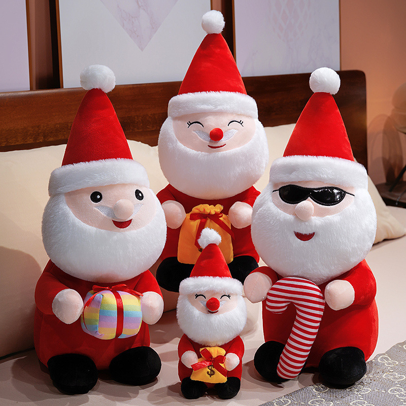 Muñecas de peluche de Santa Claus muñecas de Navidad Nochebuena muñecas para niños muñecas decoraciones mujeres image 1