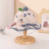 Blue cherry pot hat